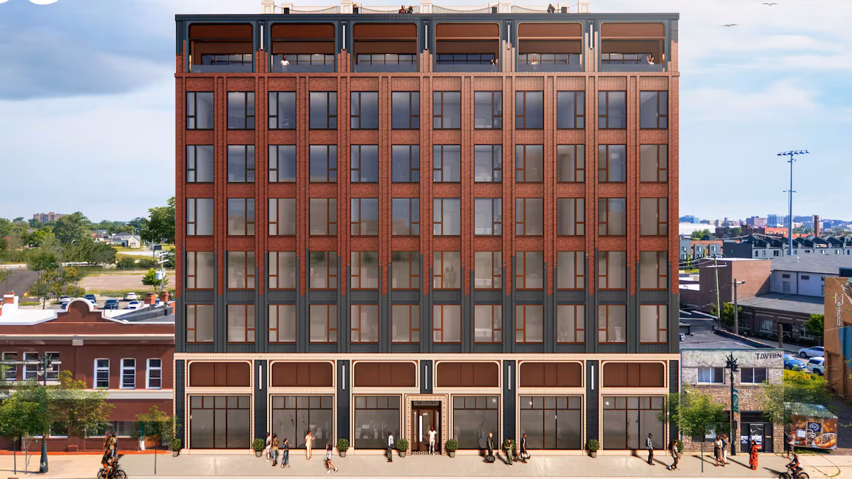 9-story apartment building proposed in Corktown